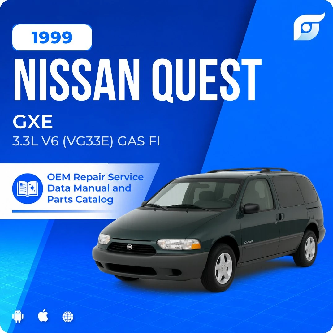 1999 Nissan Quest GXE - OEM Repair Service Manual