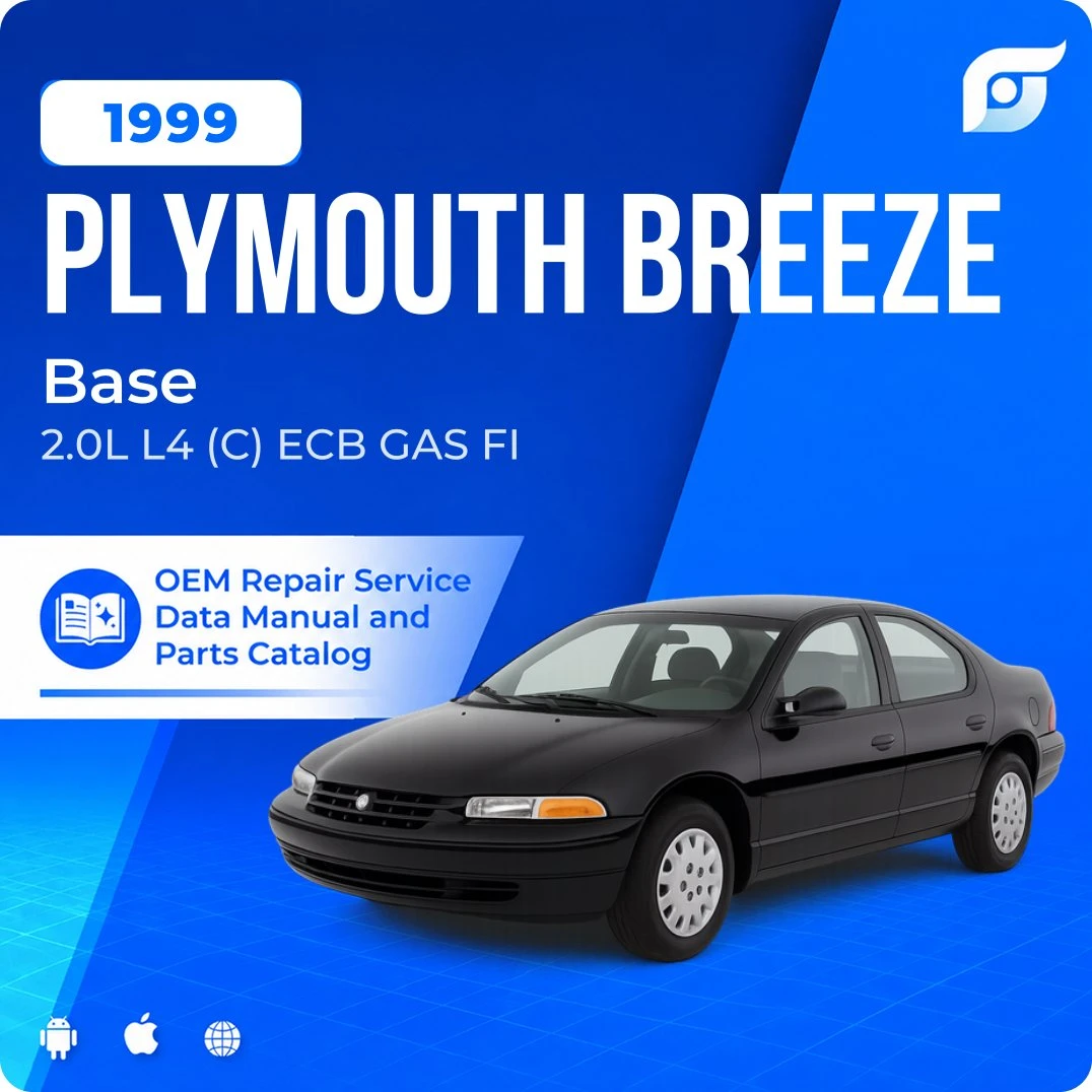 1999 Plymouth Breeze Base - OEM Repair Service Manual