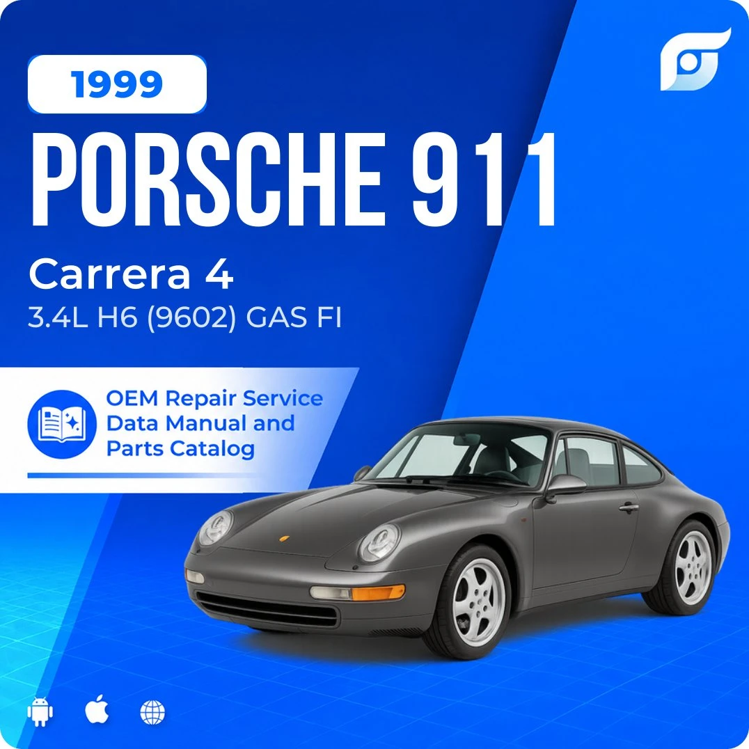1999 Porsche 911 Carrera 4 - OEM Repair Service Manual