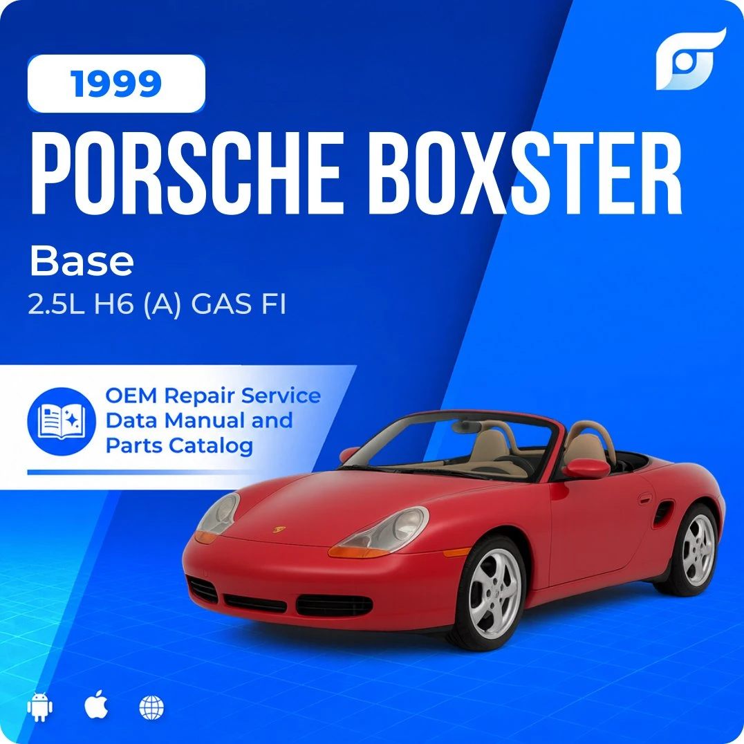 1999 Porsche Boxster Base - OEM Repair Service Manual