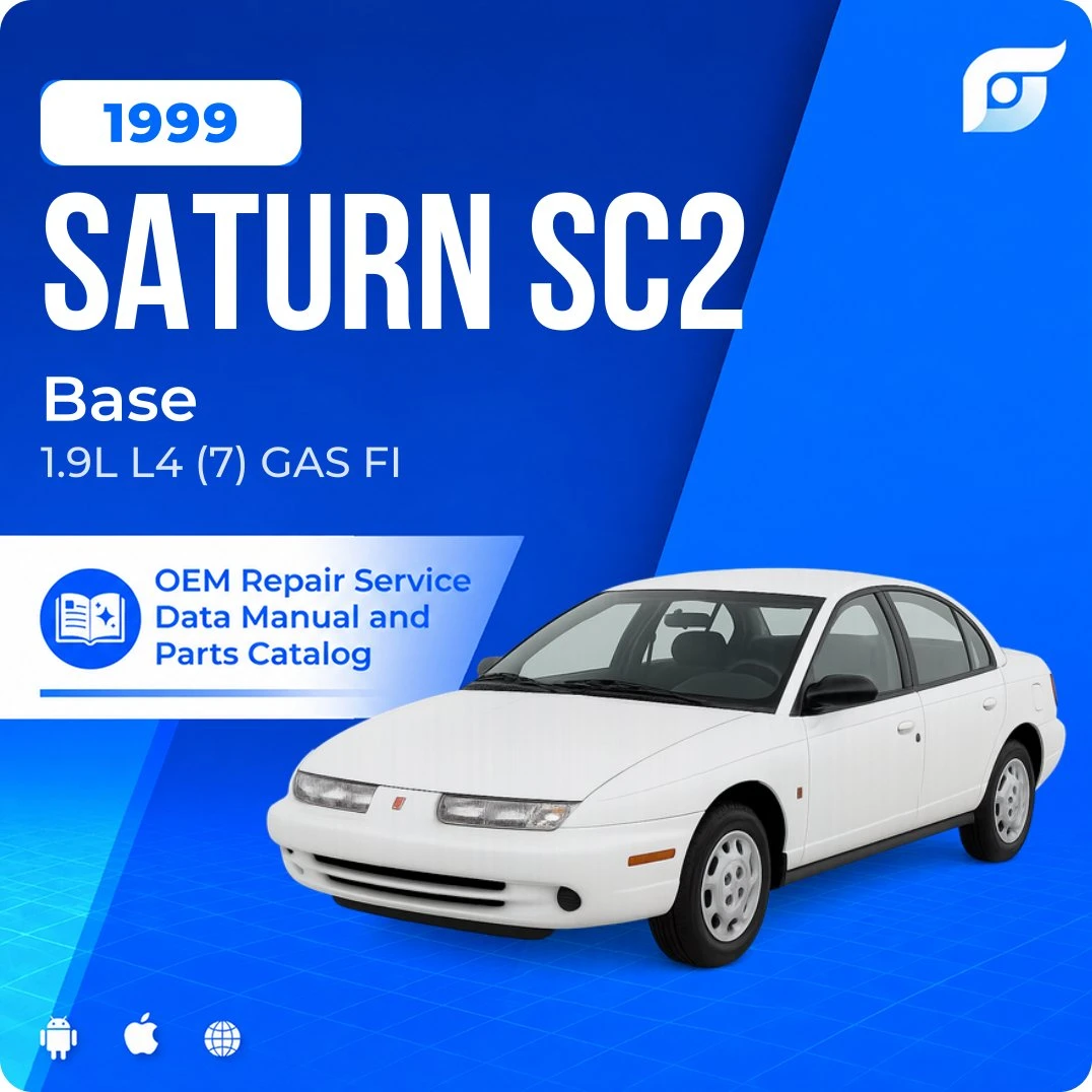 1999 Saturn SC2 Base - OEM Repair Service Manual
