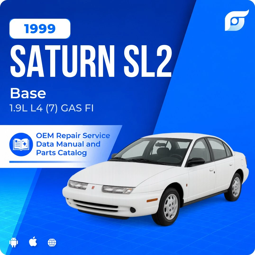 1999 Saturn SL2 Base - OEM Repair Service Manual