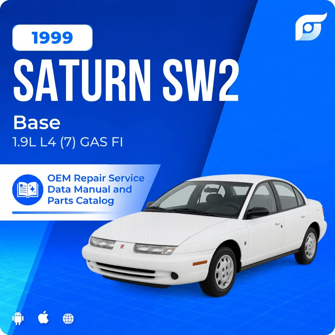 1999 Saturn SW2 Base - OEM Repair Service Manual