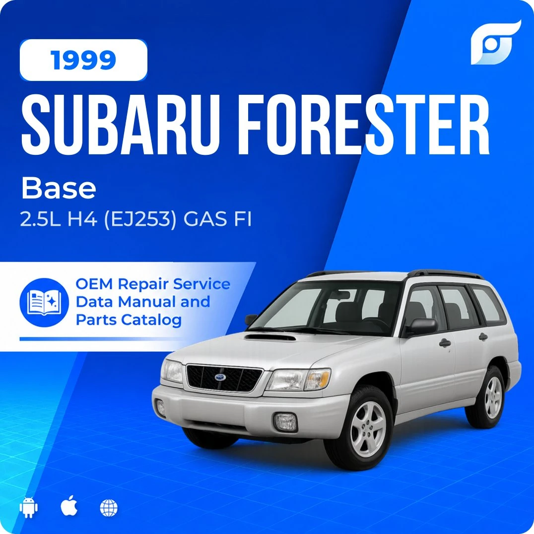 1999 Subaru Forester Base - OEM Repair Service Manual