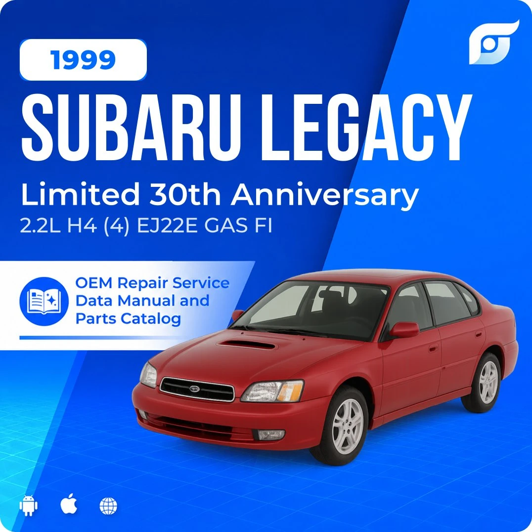 1999 Subaru Legacy Limited 30th Anniversary - OEM Repair Service Manual