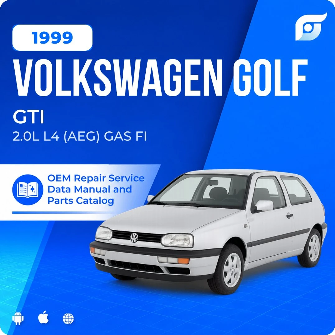 1999 Volkswagen Golf GTI - OEM Repair Service Manual