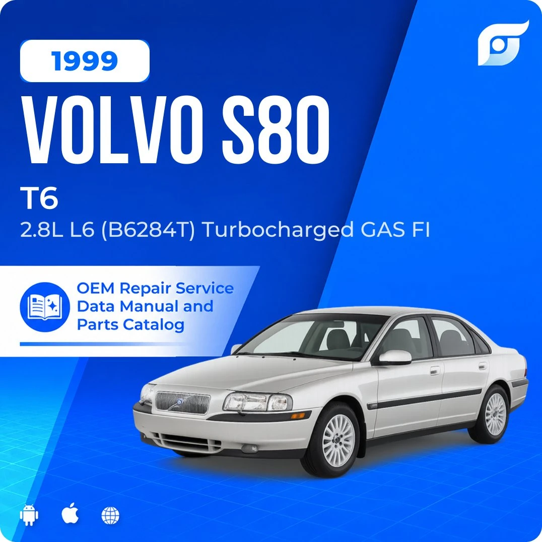1999 Volvo S80 T6 - OEM Repair Service Manual