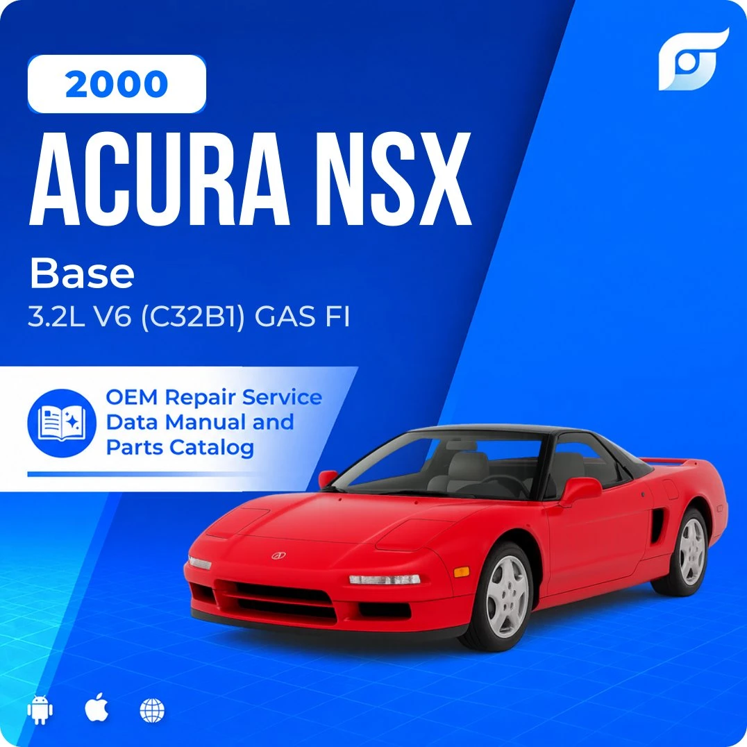 2000 Acura NSX Base - OEM Repair Service Manual