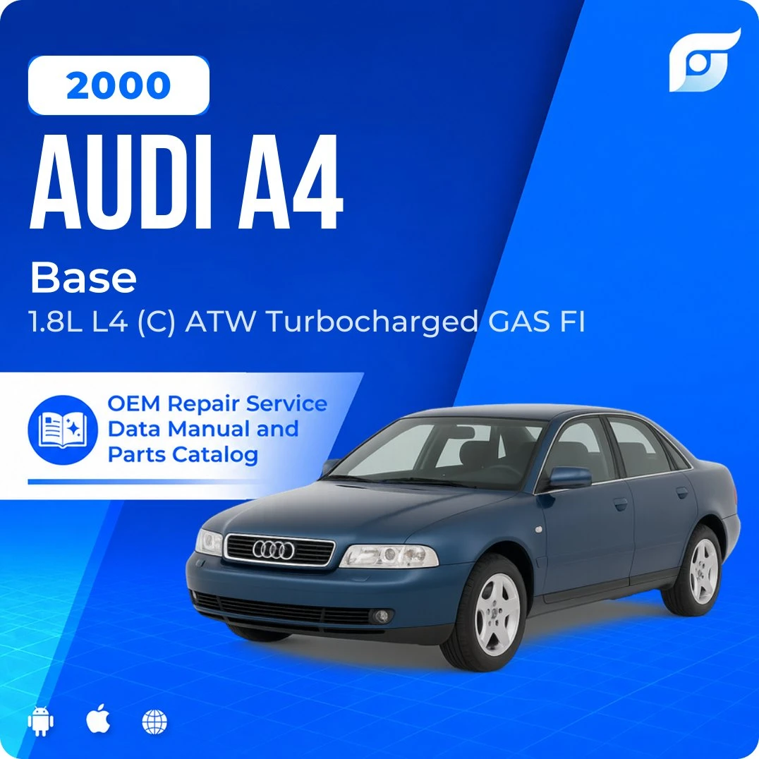 2000 Audi A4 Base - OEM Repair Service Manual