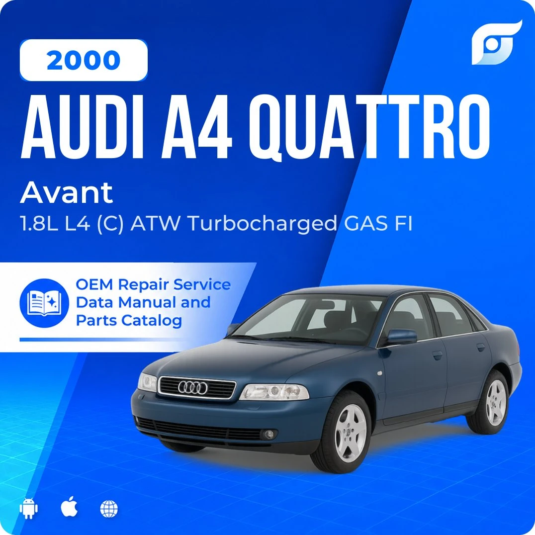 2000 Audi A4 Quattro Avant - OEM Repair Service Manual