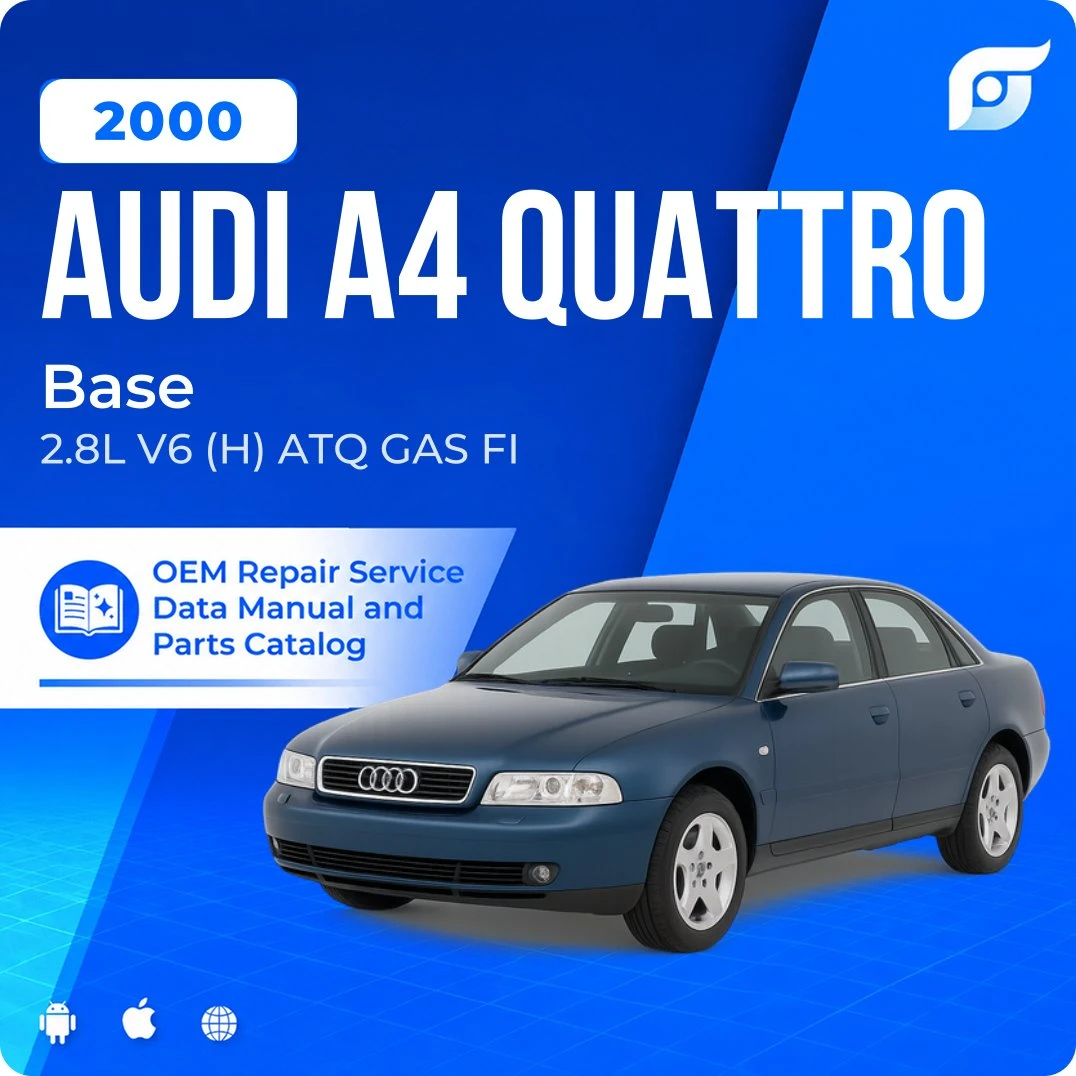 2000 Audi A4 Quattro Base - OEM Repair Service Manual
