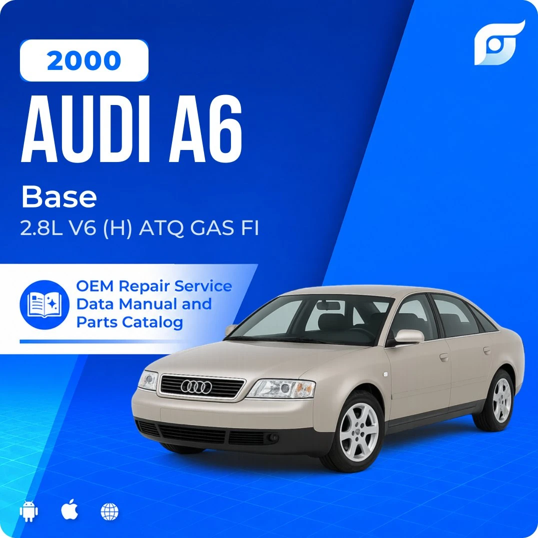 2000 Audi A6 Base - OEM Repair Service Manual