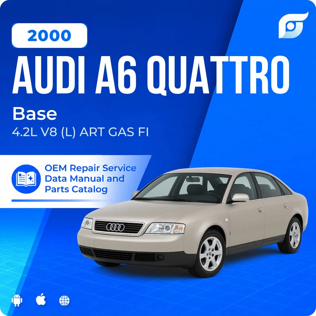 2000 Audi A6 Quattro Base - OEM Repair Service Manual