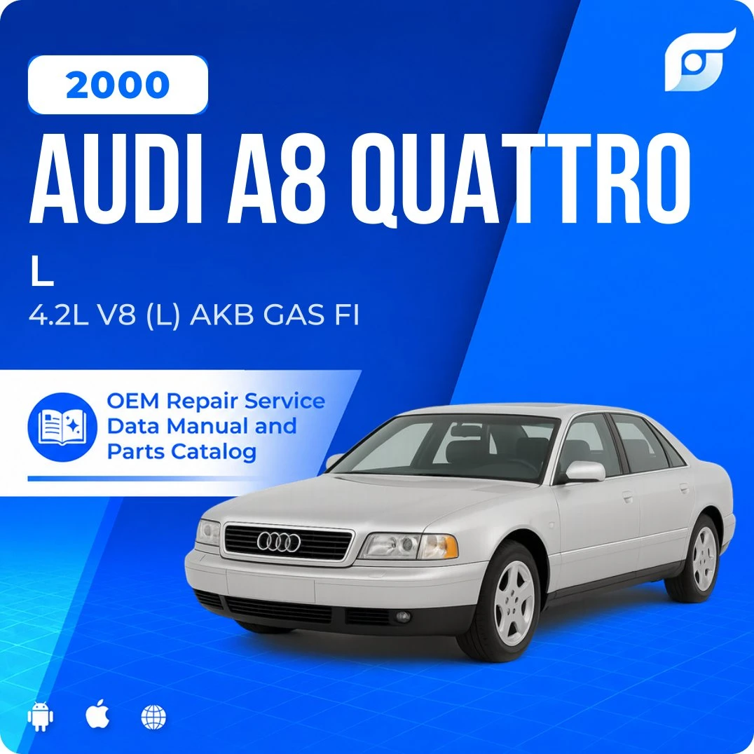 2000 Audi A8 Quattro L - OEM Repair Service Manual