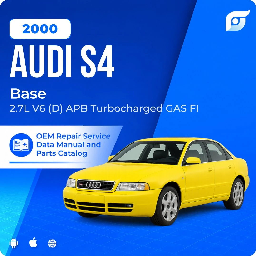 2000 Audi S4 Base - OEM Repair Service Manual