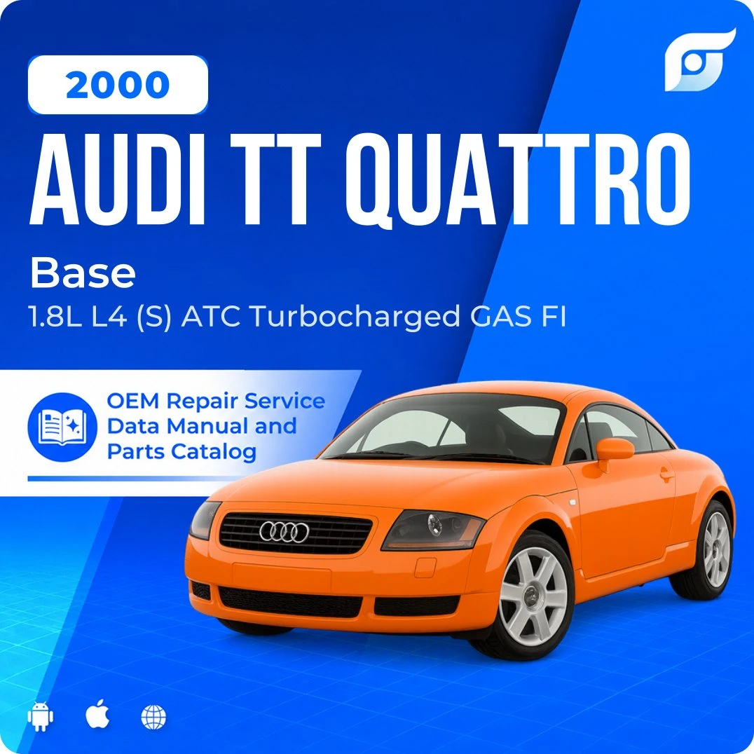 2000 Audi TT Quattro Base - OEM Repair Service Manual