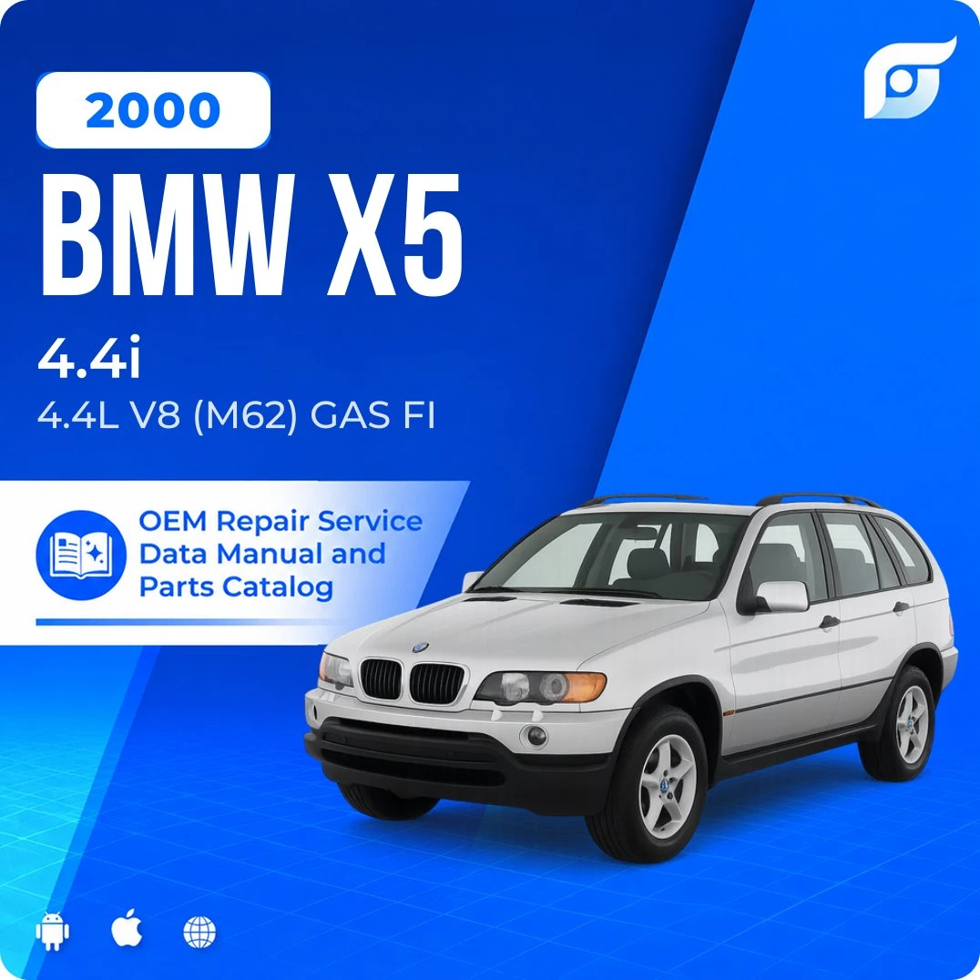 2000 BMW X5 4.4i - OEM Repair Service Manual