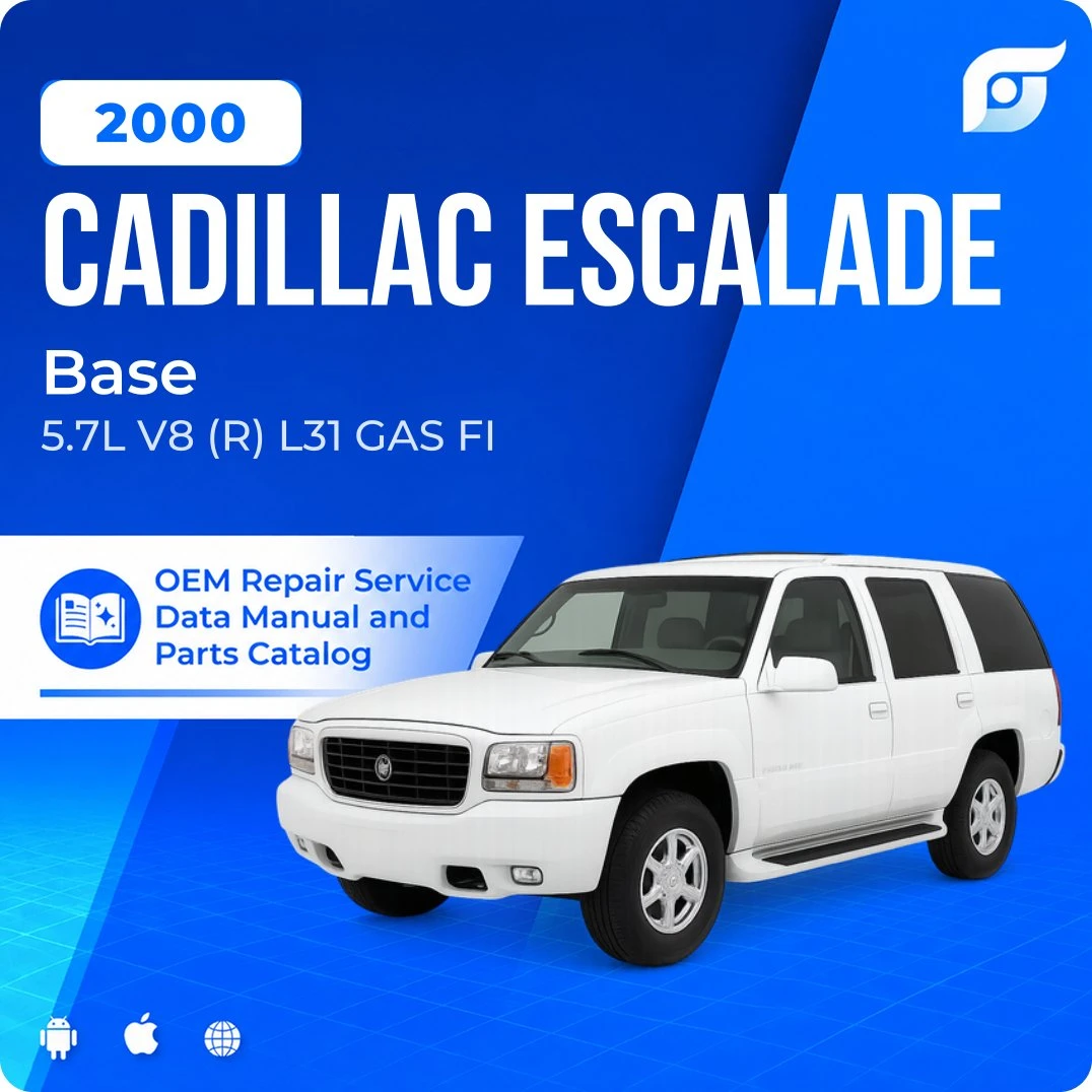 2000 Cadillac Escalade Base - OEM Repair Service Manual