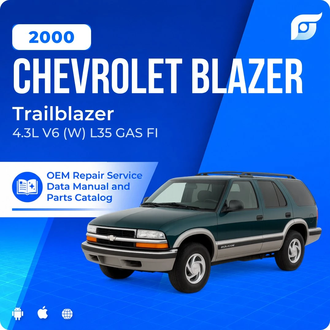 2000 Chevrolet Blazer Trailblazer - OEM Repair Service Manual