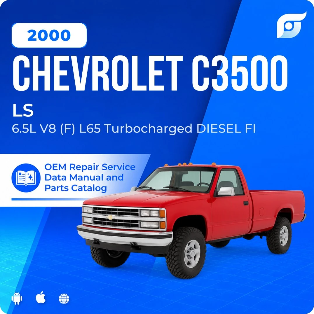 2000 Chevrolet C3500 LS - OEM Repair Service Manual