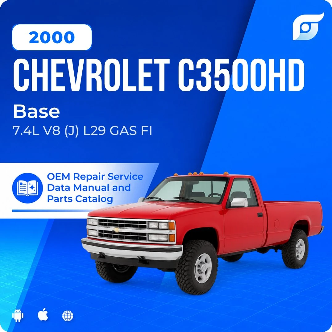 2000 Chevrolet C3500HD Base - OEM Repair Service Manual