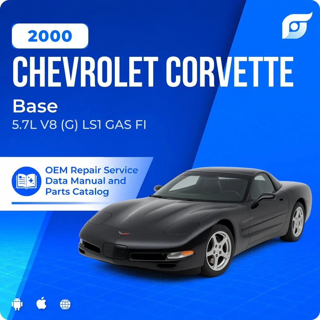 2000 Chevrolet Corvette Base - OEM Repair Service Manual