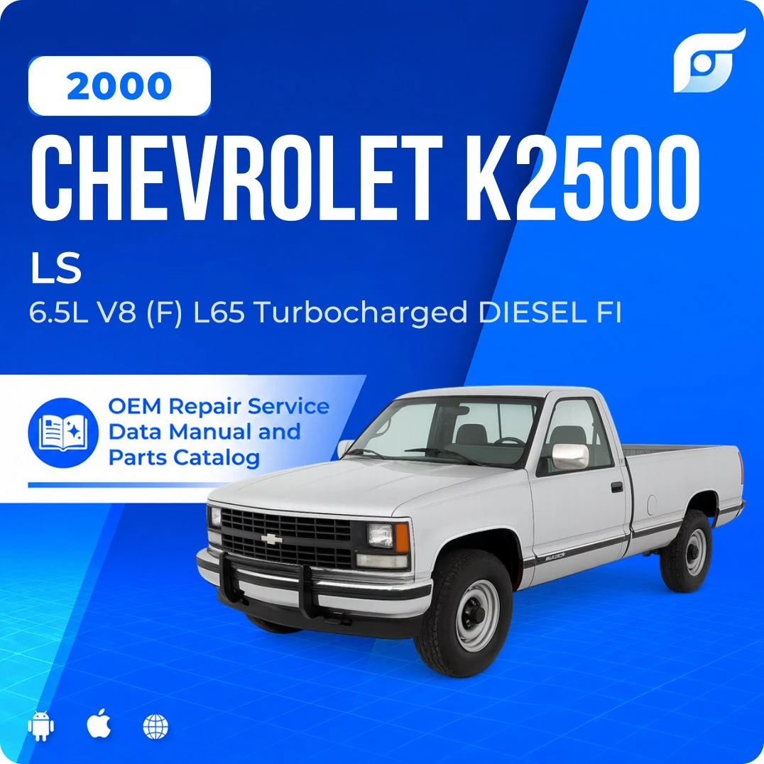 2000 Chevrolet K2500 LS - OEM Repair Service Manual