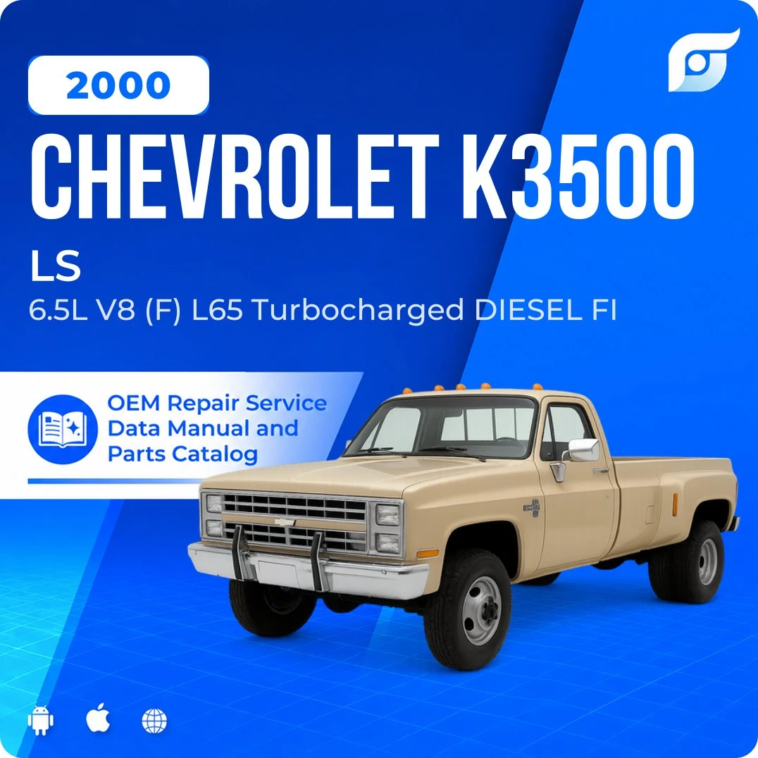 2000 Chevrolet K3500 LS - OEM Repair Service Manual