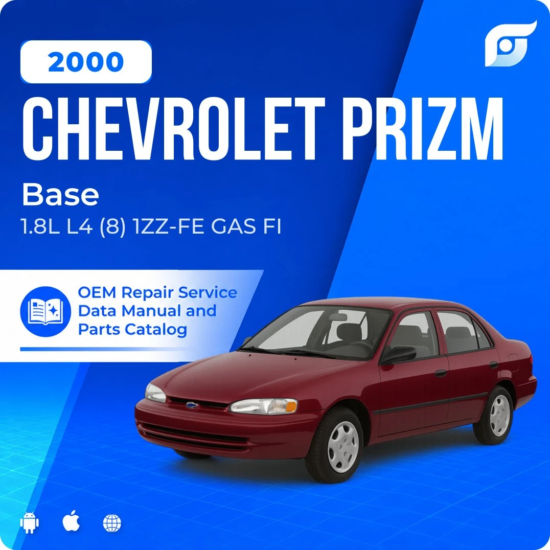2000 Chevrolet Prizm Base - OEM Repair Service Manual
