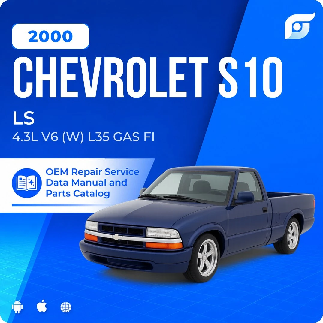 2000 Chevrolet S10 LS - OEM Repair Service Manual