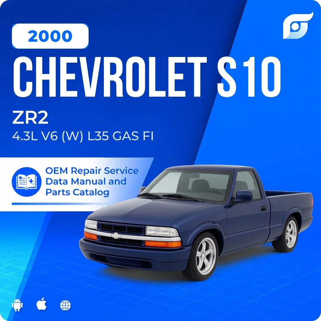 2000 Chevrolet S10 ZR2 - OEM Repair Service Manual