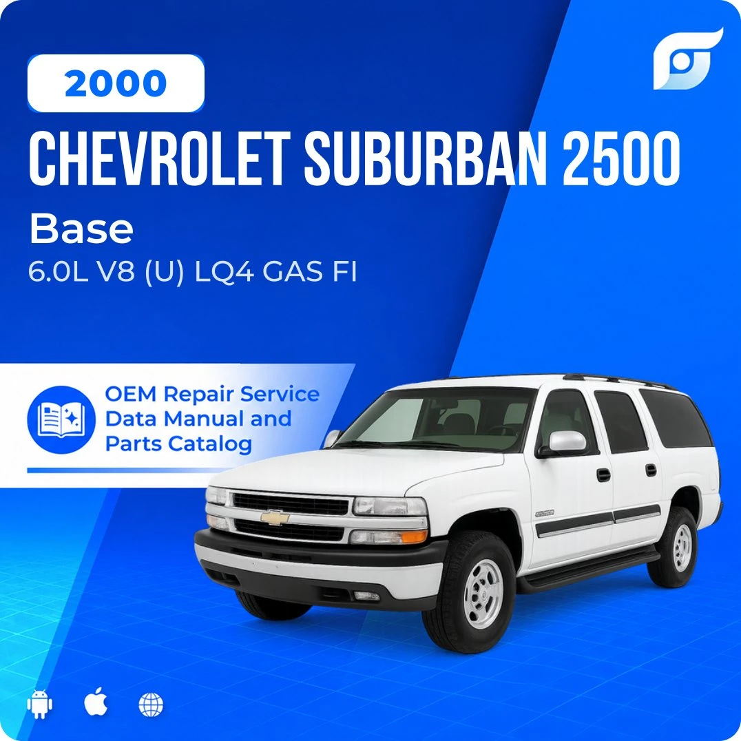 2000 Chevrolet Suburban 2500 Base - OEM Repair Service Manual