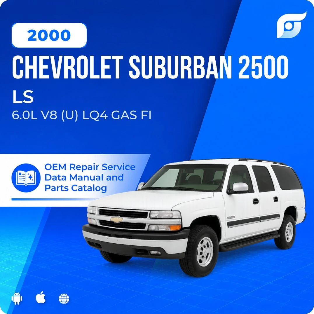 2000 Chevrolet Suburban 2500 LS - OEM Repair Service Manual