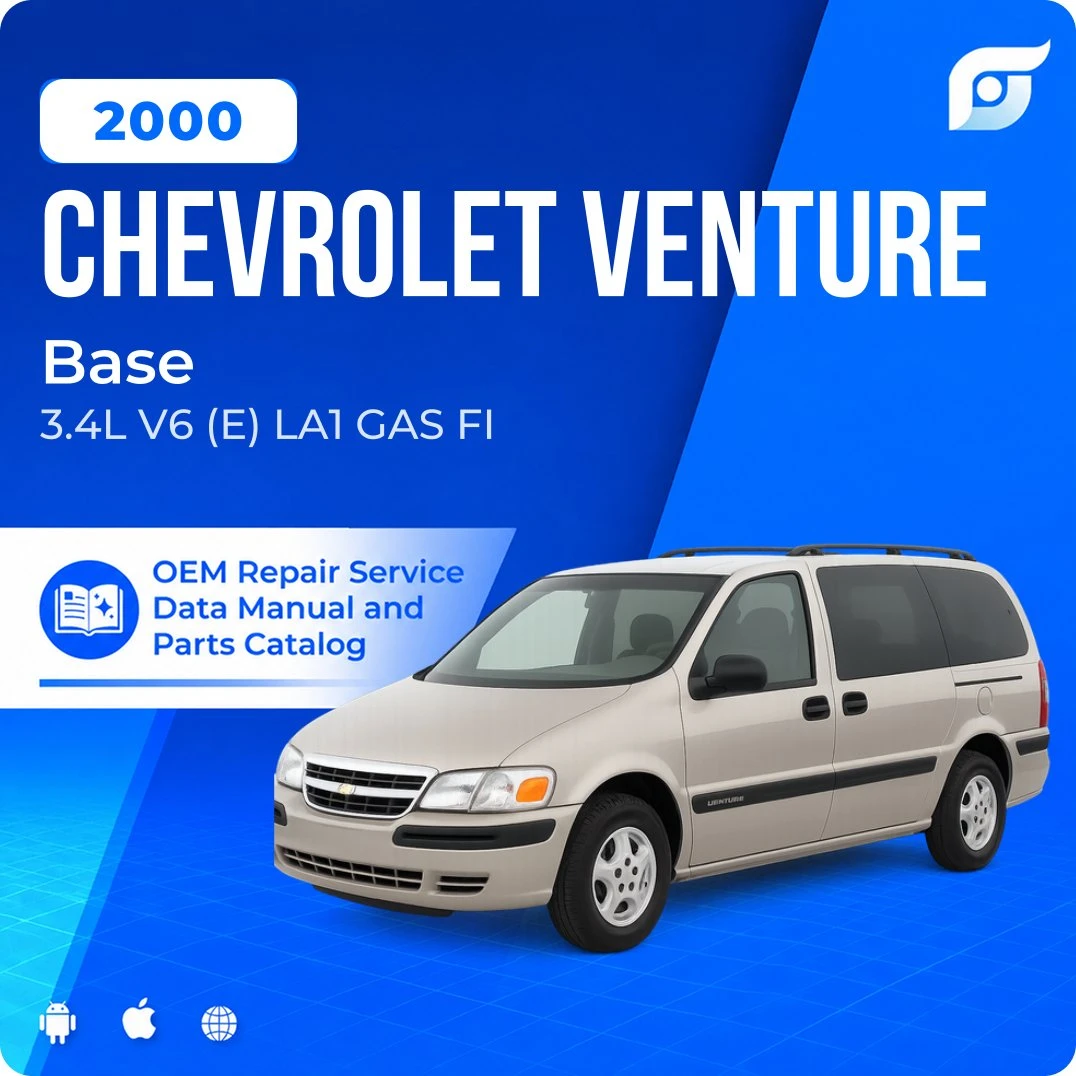 2000 Chevrolet Venture Base - OEM Repair Service Manual