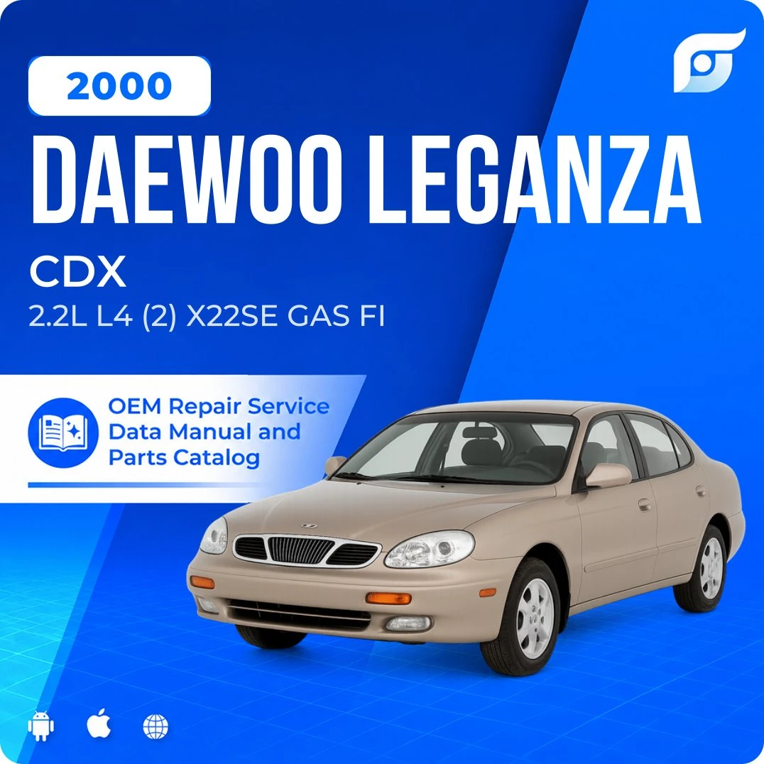 2000 Daewoo Leganza CDX - OEM Repair Service Manual