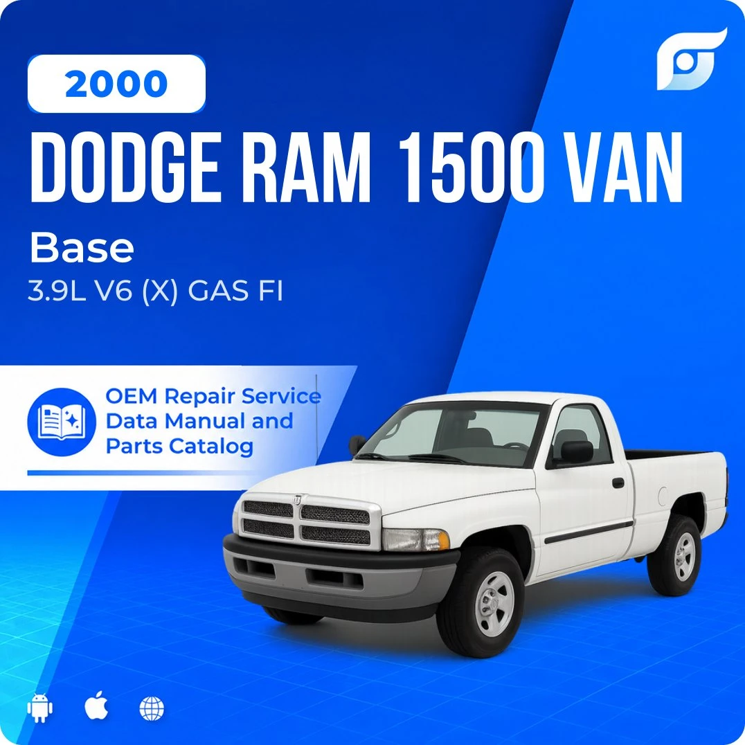 2000 Dodge Ram 1500 Van Base - OEM Repair Service Manual