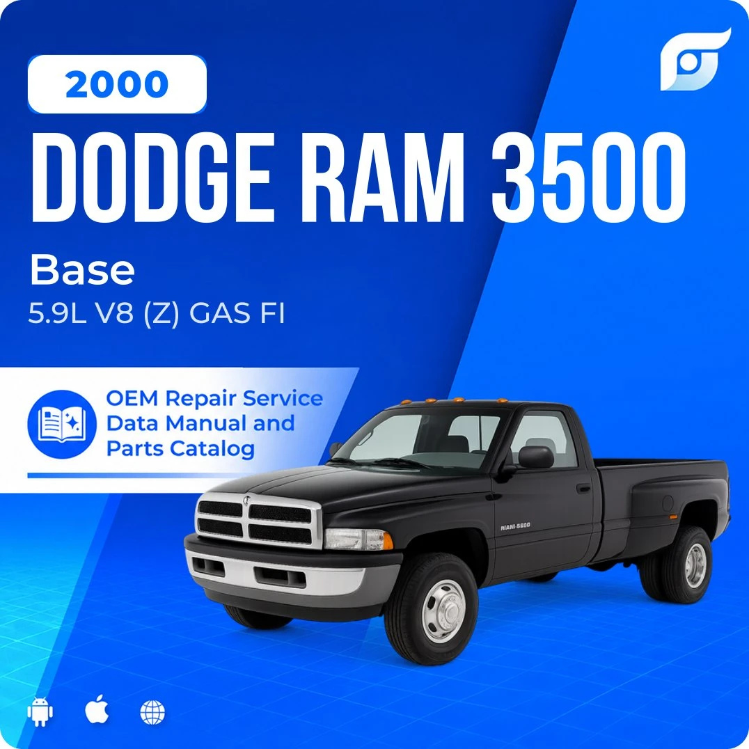2000 Dodge Ram 3500 Base - OEM Repair Service Manual