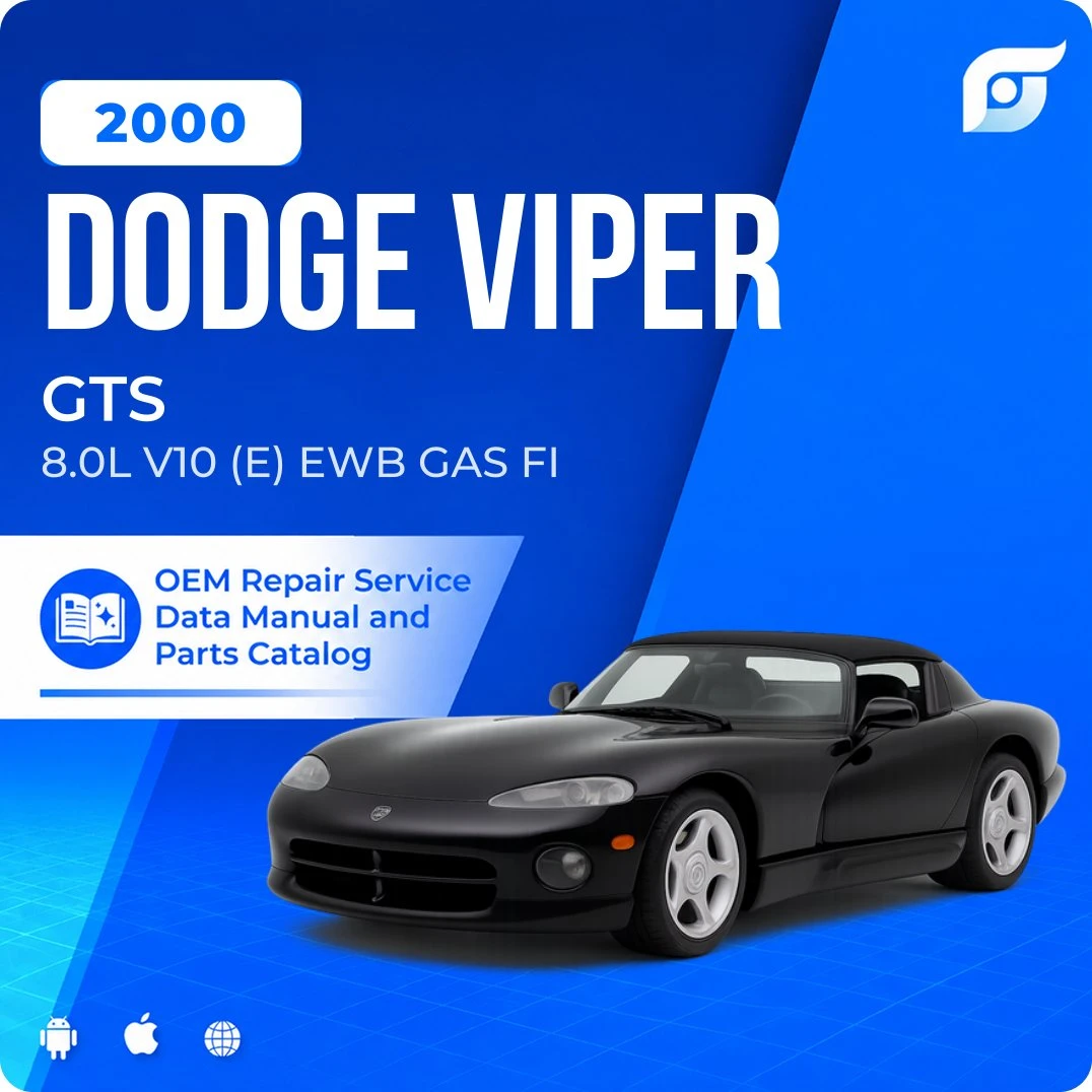 2000 Dodge Viper GTS - OEM Repair Service Manual