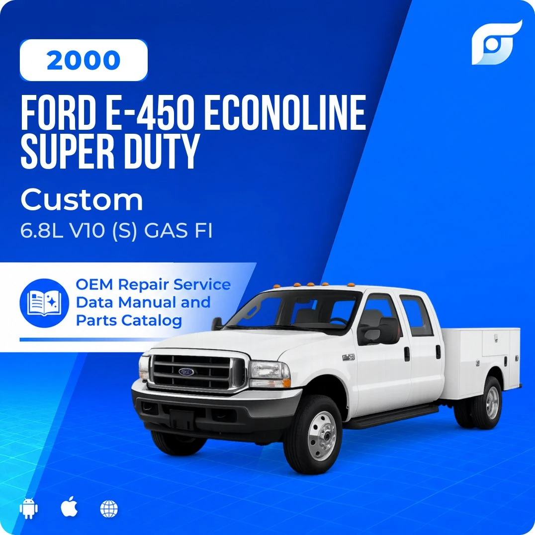 2000 Ford E-450 Econoline Super Duty Custom - OEM Repair Service Manual