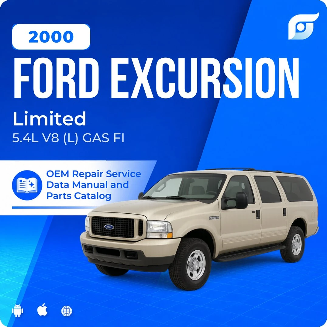 2000 Ford Excursion Limited - OEM Repair Service Manual