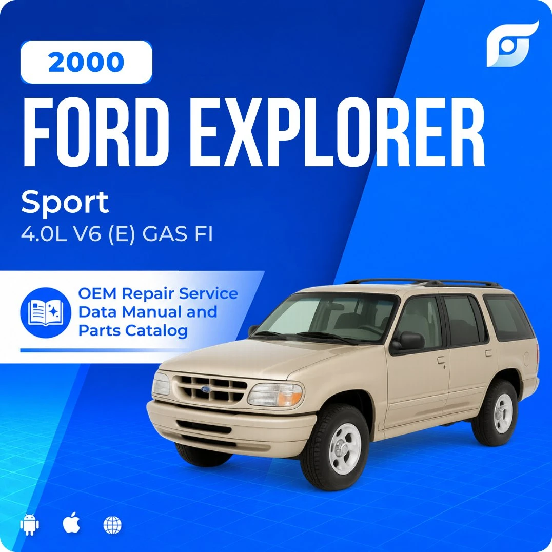 2000 Ford Explorer Sport - OEM Repair Service Manual