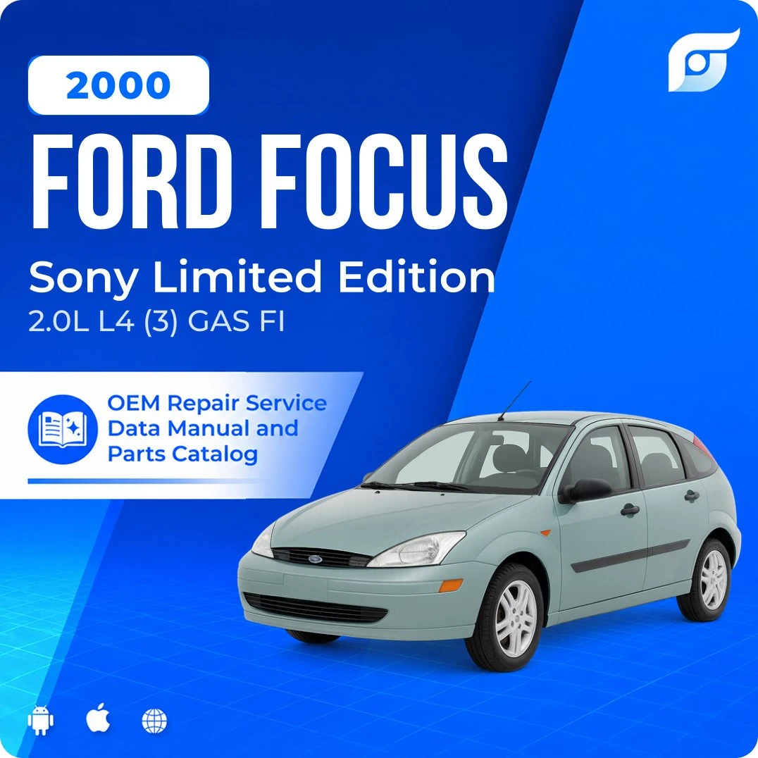 2000 Ford Focus Sony Limited Edition - OEM Repair Service Manual