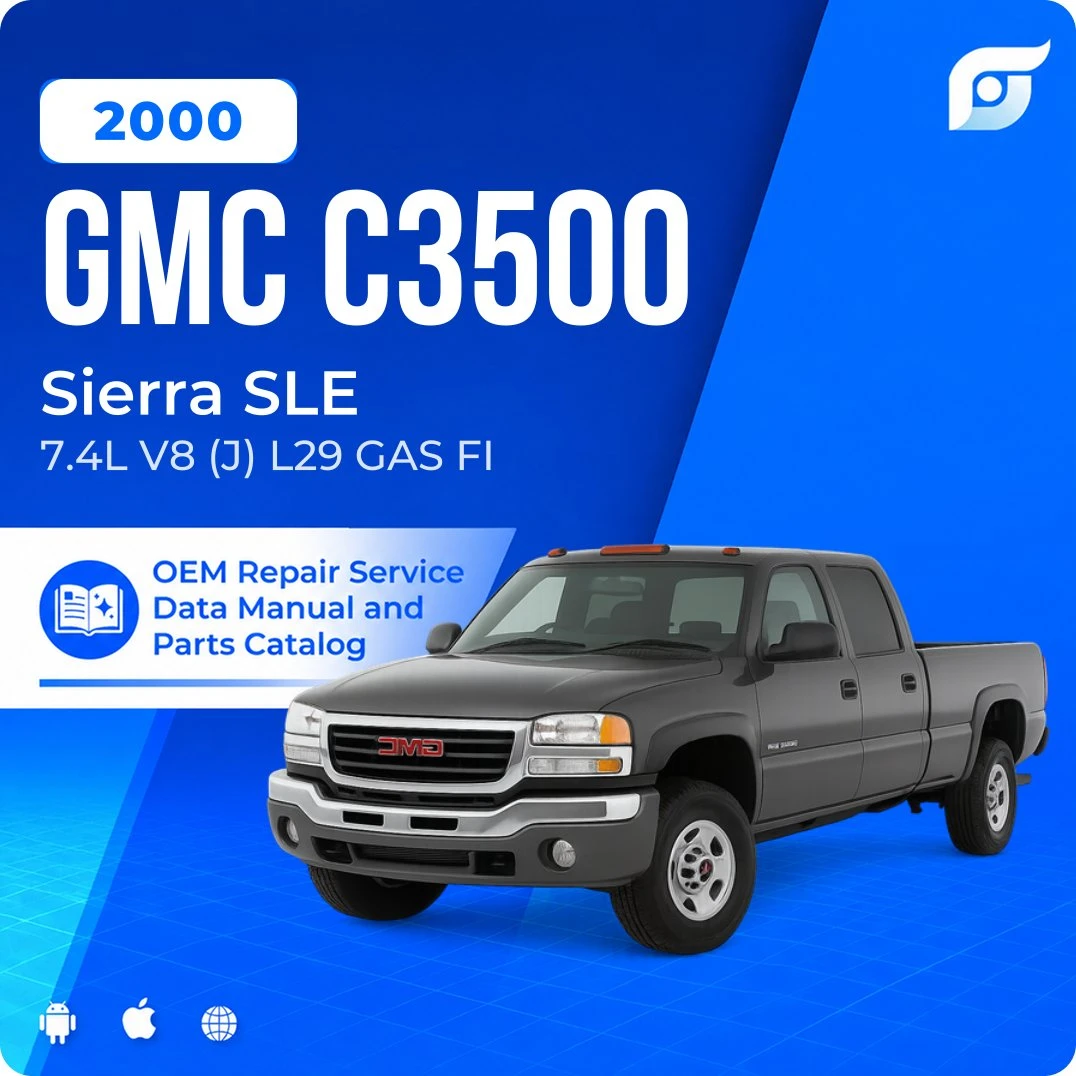 2000 GMC C3500 Sierra SLE - OEM Repair Service Manual