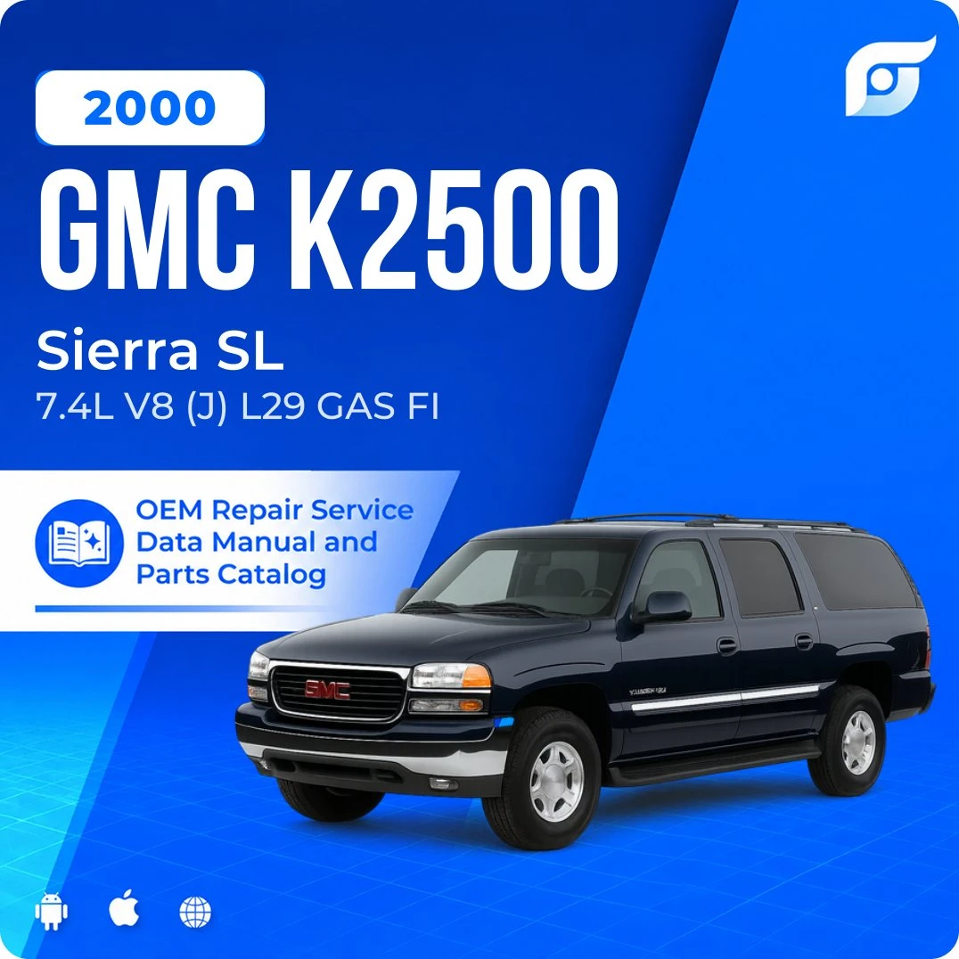 2000 GMC K2500 Sierra SL - OEM Repair Service Manual