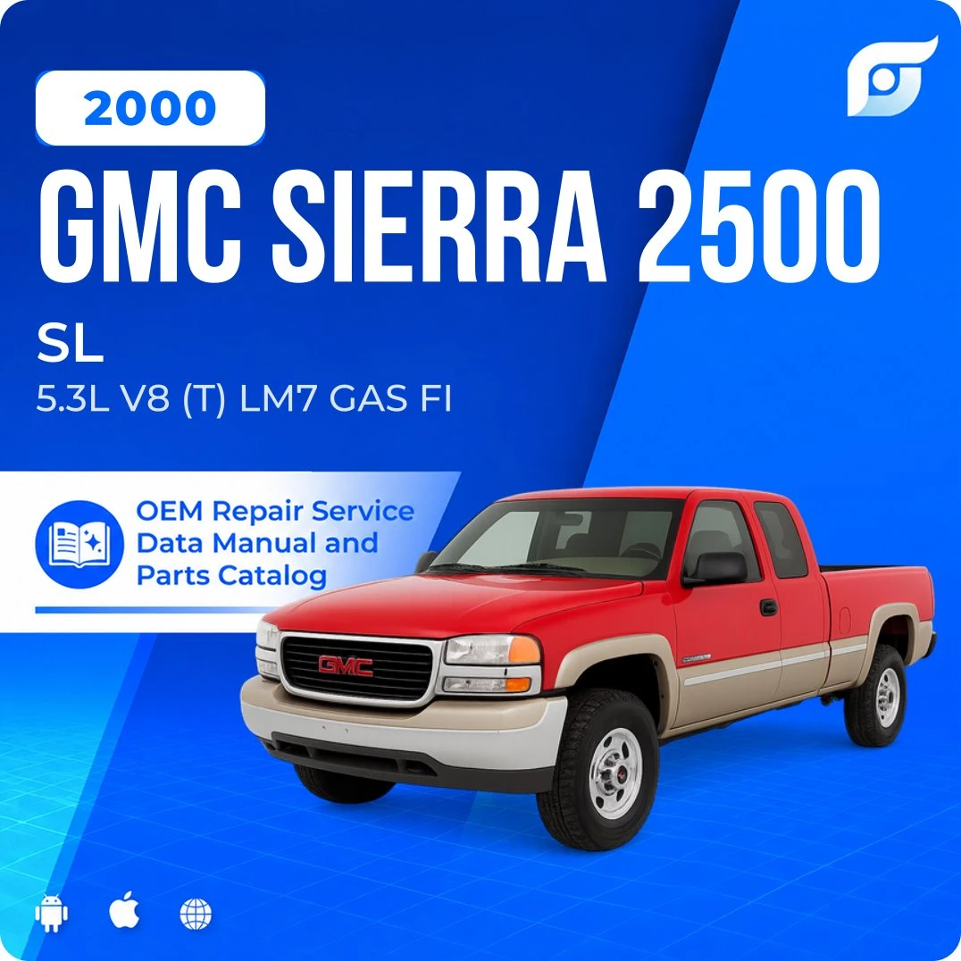 2000 GMC Sierra 2500 SL - OEM Repair Service Manual