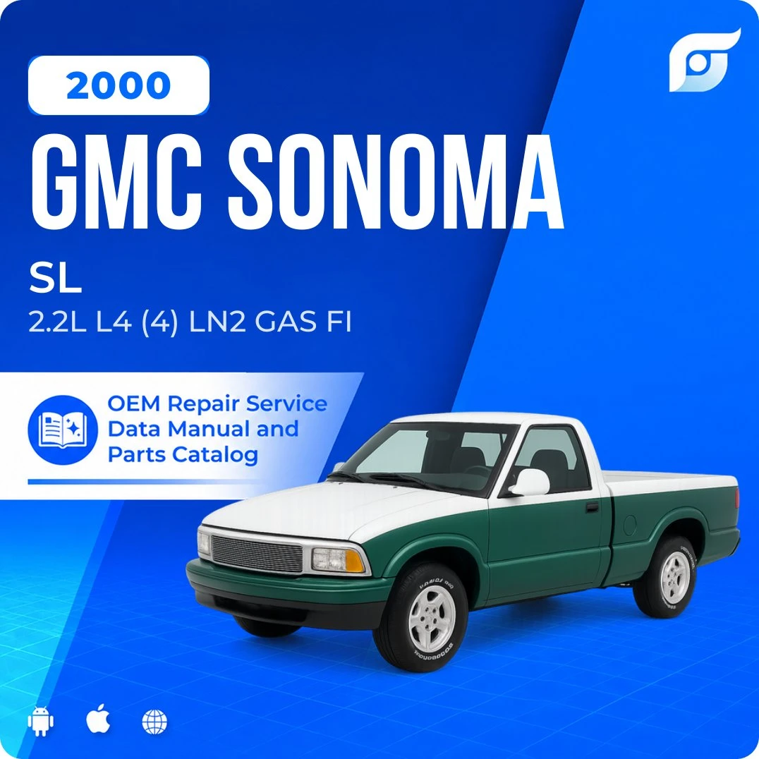 2000 GMC Sonoma SL - OEM Repair Service Manual