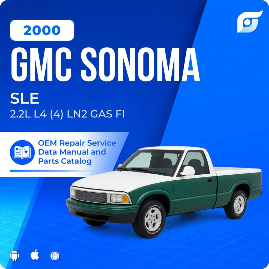 2000 GMC Sonoma SLE - OEM Repair Service Manual