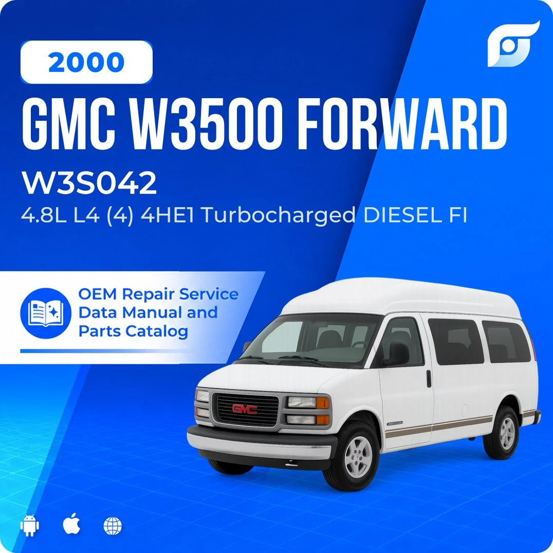 2000 GMC W3500 Forward W3S042 - OEM Repair Service Manual