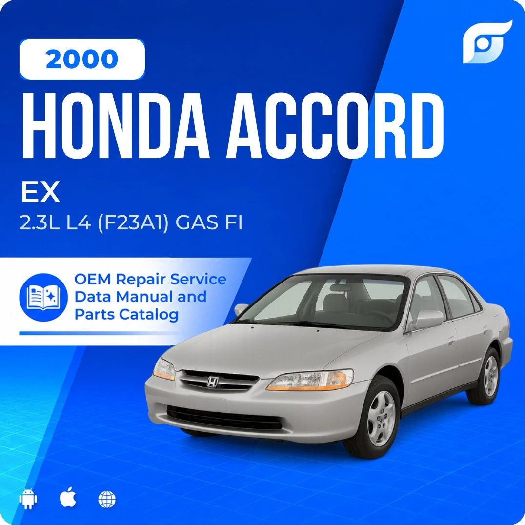 2000 Honda Accord EX - OEM Repair Service Manual