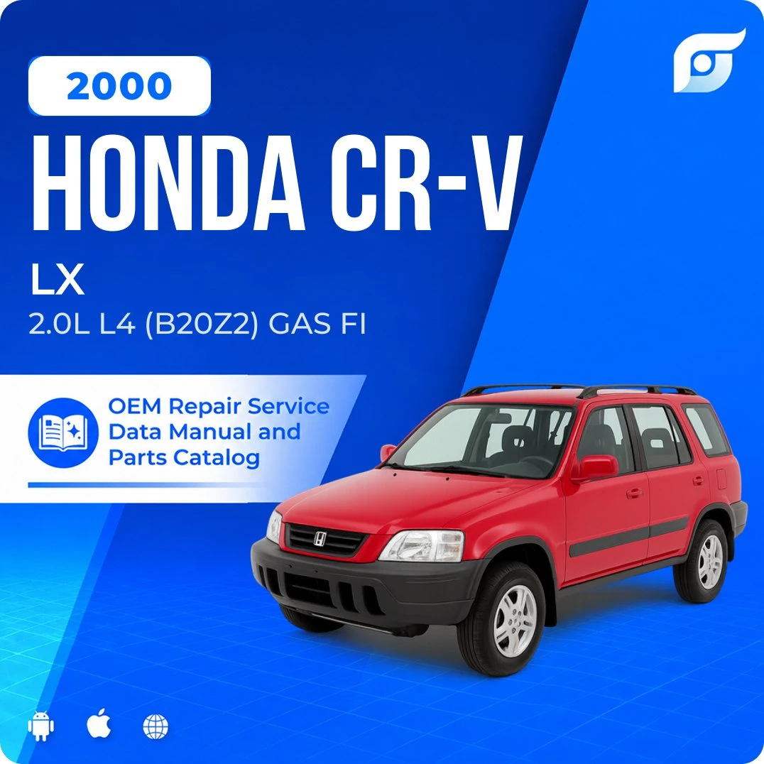 2000 Honda CR-V LX - OEM Repair Service Manual